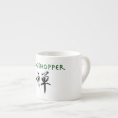 Grasshop met "Zen"-symbool Espresso Kop (Voorkant rechts)
