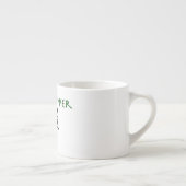 Grasshop met "Zen"-symbool Espresso Kop (Rechts)