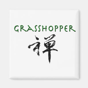 Grasshop met "Zen"-symbool Magneet
