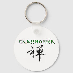 Grasshop met "Zen"-symbool Sleutelhanger