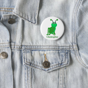 Grasshop-ontwerp Ronde Button 5,7 Cm