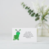 Grasshop-ontwerp Visitekaartje (Staand voorkant)