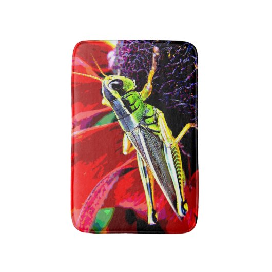 Grasshopper Bath Mats Badmat (Voorkant Verticaal)