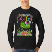 Grasshopper Bunny Egg Hunting Grasshopper Happy E T-shirt (Voorkant)
