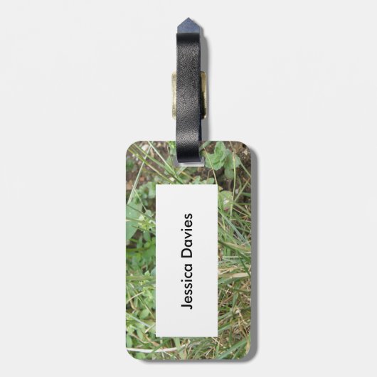 Grasshopper Camouflage Aangepast Bagagelabel (Achterkant verticaal)