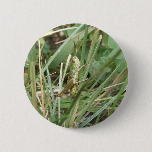 Grasshopper Camouflage Button (Voorkant)