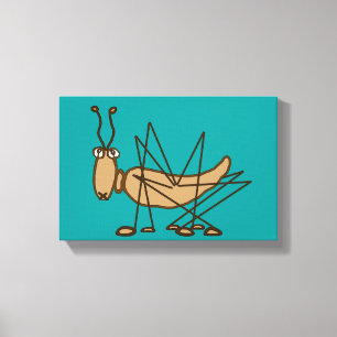 Grasshopper Canvas Afdruk