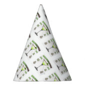 GRASSHOPPER Cocktail Recipe Art Feesthoedjes (Rechts)