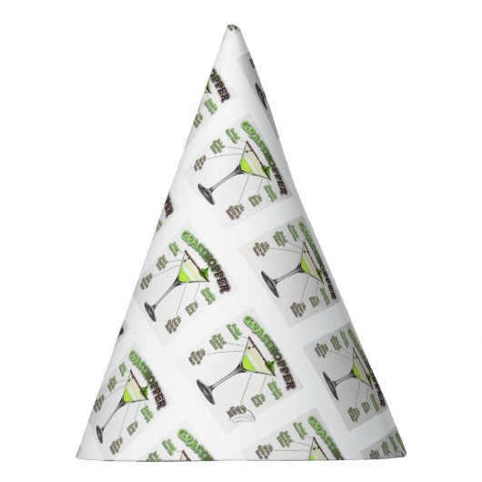 GRASSHOPPER Cocktail Recipe Art Feesthoedjes (Rechts)