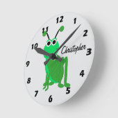 Grasshopper Design Personalised Ronde Klok (Hoek)