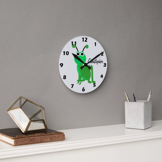 Grasshopper Design Personalised Ronde Klok (Kantoor)