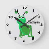 Grasshopper Design Personalised Ronde Klok (Voorkant)