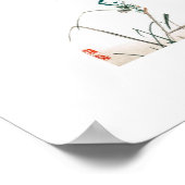 Grasshopper door Kono Bairei (1844-1895) Poster (Hoek)