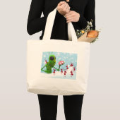 Grasshopper en de kerst van de Ants Grote Tote Bag (Voorkant (product))