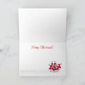 Grasshopper en mieren kerst Kaart (Binnen)