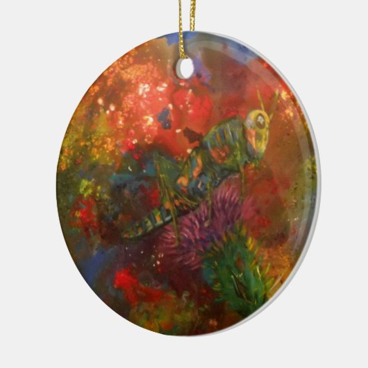 grasshopper keramisch ornament (Links)