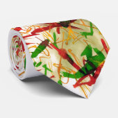 Grasshopper Necktie Stropdas (Opgerold)