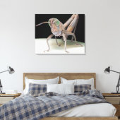 Grasshopper nimf canvas afdruk (Insitu (Slaapkamer))
