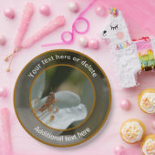 Grasshopper op Azalea Bloem Gepersonaliseerde Part Papieren Bordje (Feest)