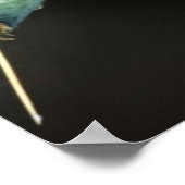 Grasshopper op Cactus Poster (Hoek)