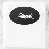 Grasshopper Ovale Sticker (Tas)