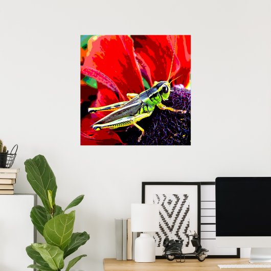 Grasshopper Poster (Thuiskantoor)
