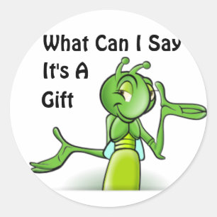 Grasshopper Ronde Sticker