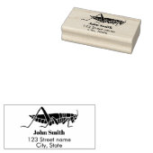 Grasshopper Rubberstempel (Gestempeld)