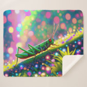 Grasshopper Sherpa Deken (Voorkant (horizontaal))