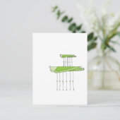 Grasshopper Stack Briefkaart (Staand voorkant)