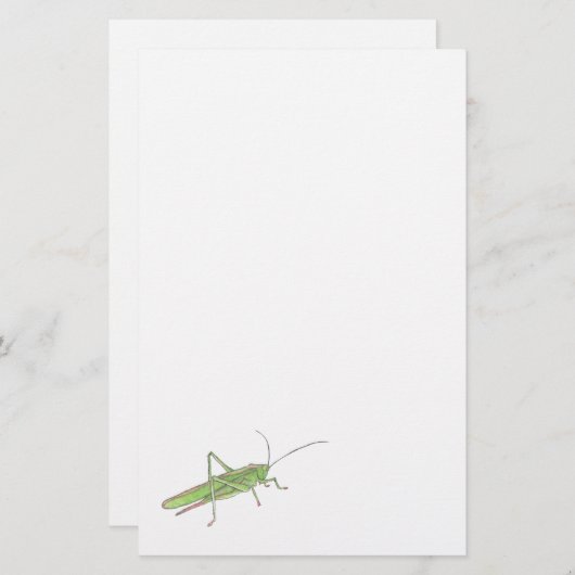 Grasshopper Stationery Briefpapier (Voorkant / Achterkant)