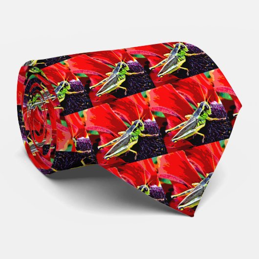 Grasshopper Stropdas (Opgerold)