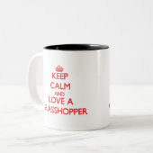 Grasshopper Tweekleurige Koffiemok (Voorkant links)