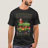 Grasshopper Ugly Santa Riding Grasshopper Christ T-shirt (Voorkant)