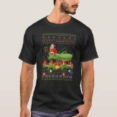 Grasshopper  Ugly Santa Riding Grasshopper Christm T-shirt (Voorkant)