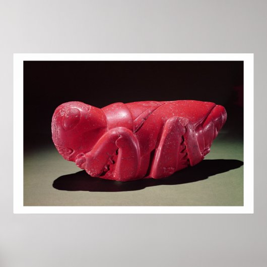 Grasshopper uit Chapultepec, Mexico, c.1500 (karn) Poster (Voorkant)