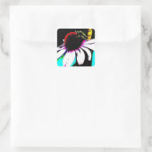 Grasshopper Vierkante Sticker (Tas)