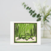 Grasshopper Vintage Illustration Briefkaart (Staand voorkant)