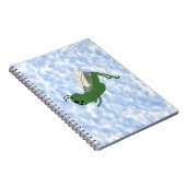 Grasshopper Whimsical Cartoon Art Notitieboek (Rechterzijde)