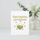 Grasshoppers delen Hoppiness Briefkaart (Staand voorkant)