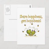 Grasshoppers delen Hoppiness Briefkaart (Voorkant / Achterkant)