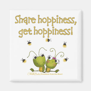 Grasshoppers delen Hoppiness Magneet