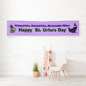 Grasshoppers, druiven en bier St. Urho Banner (Insitu)