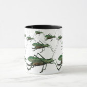 grasshoppers, Katydiden, Struiken Krickets Mok (Midden)