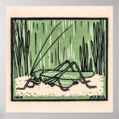 Grasshopping door Julie de Graag Poster (Voorkant)