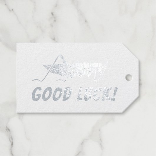 Grasshopping Good Luck Cadeaulabels (Voorkant (horizontaal))