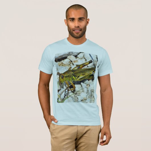 Grasshopping Insect T-shirt (Voorkant volledig)