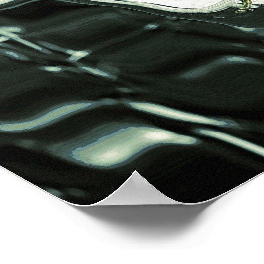 Grasshopping op Abstract Poster (Hoek)