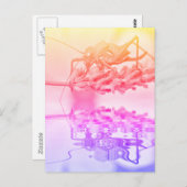 Grasshout boven water met reflectie briefkaart (Voorkant / Achterkant)