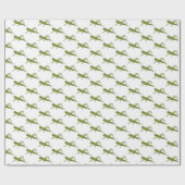 Grasshout op wit cadeaupapier (Vlak)